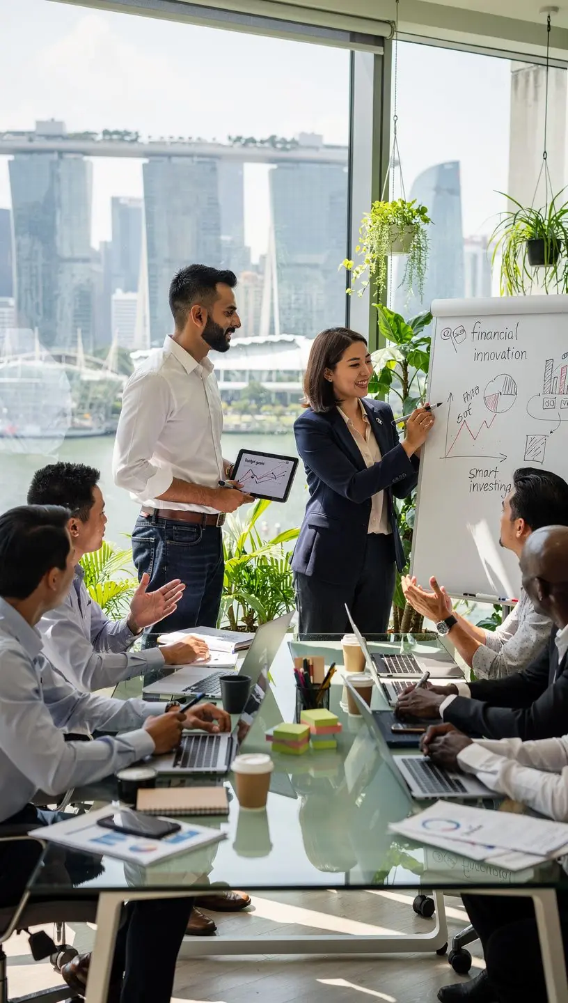 Professional team collaboration